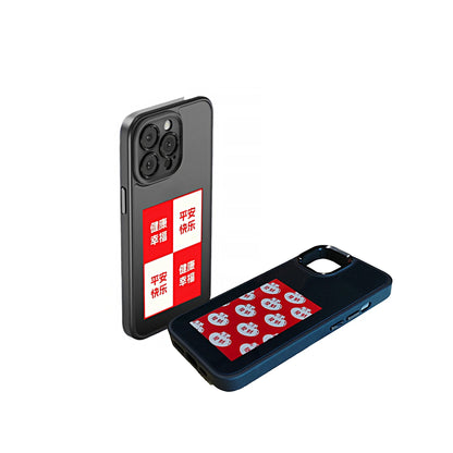 Écran d'affichage de 3,7 pouces E-lnk NFC pour étui de téléphone à projection d'écran sans fil pour iPhone 13 14 15 16